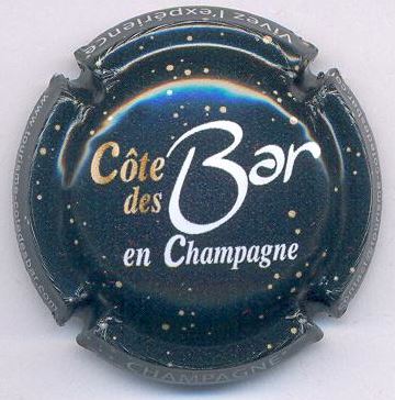 Capsule de champagne COTE DES BARS 8a. cadole noir